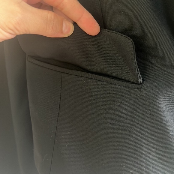 Bcbgmaxazria Black Open Front Waterfall Blazer/Jacket Size S - Picture 8 of 16